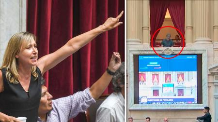 Lee más sobre el artículo Retiraron de uno de los palcos a una persona que insultó a Myriam Bregman